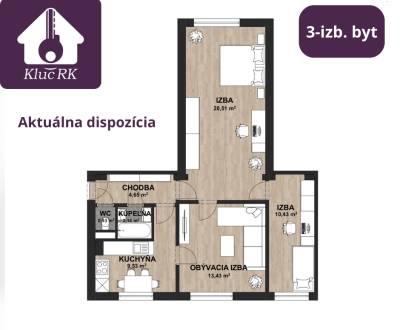 Kaufen 3-Zimmer-Wohnung, 3-Zimmer-Wohnung, SNP, Senec, Slowakei