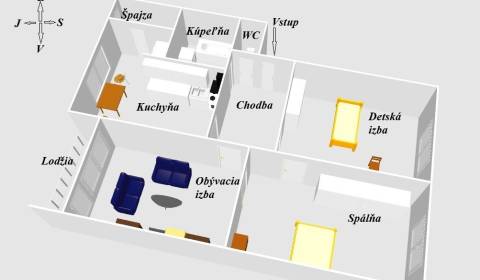 Kaufen 3-Zimmer-Wohnung, 3-Zimmer-Wohnung, Sabinov, Slowakei