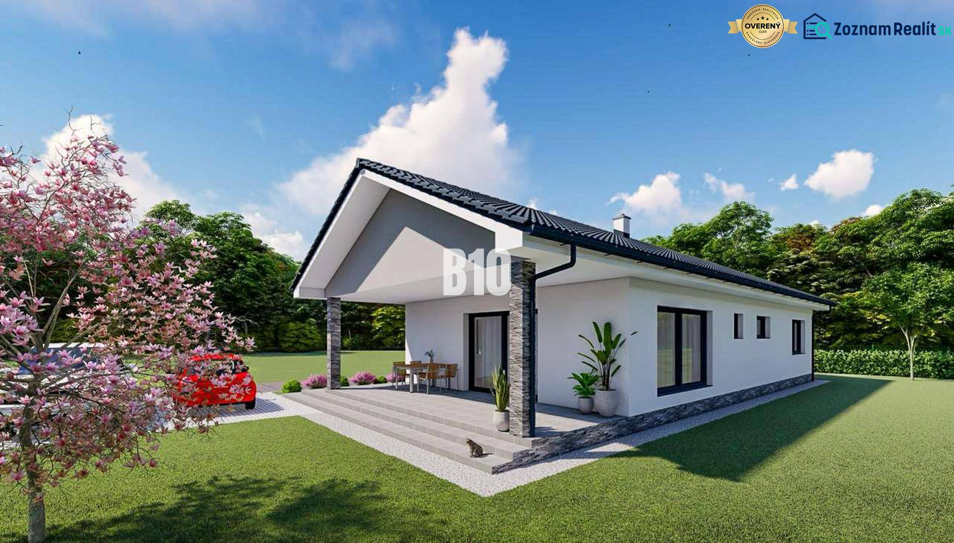 Ein Einfamilienhaus in Čeľadice, umgeben von Grün, geeignet für Grundstücke - Wohnen.