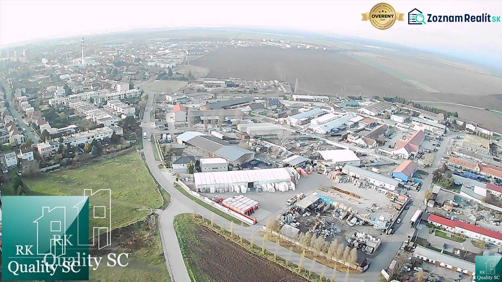 Luftaufnahme von Grundstücken - Wohnen in Senec, Standort Sonnenseen Nord.