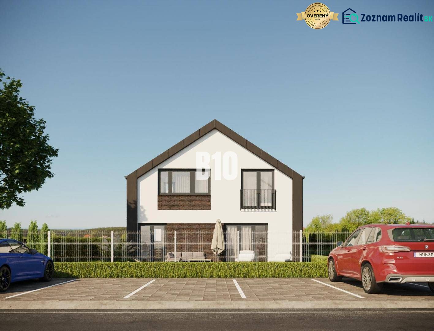 Einfamilienhaus und Autos, geeignet für Grundstücke - Wohnen in Marianka.
