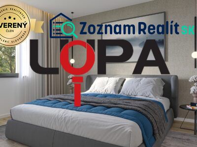 Schlafzimmer in einem Einfamilienhaus mit großem Bett und dekorativer Wand.
