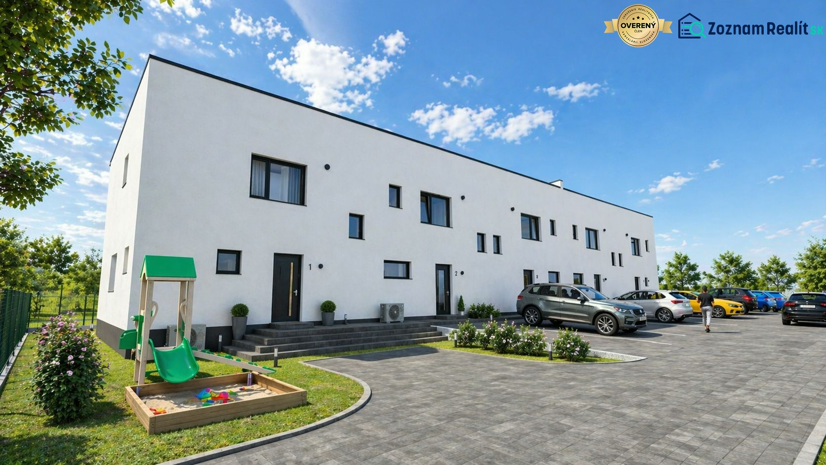 Einfamilienhaus in Nová Polhora in der Straße Nová Polhora mit Parkplatz und Kinderspielplatz.