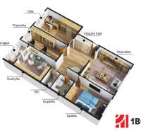 4-Zimmer-Wohnung, Ambroseho, zu verkaufen, Bratislava - Petržalka, Slo