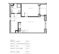 2-izbový byt v novostavbe Hájik vo Zvolene na predaj H5 - pôdorys