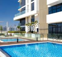 Residenz mit Pool und Blick auf die Skyline, Bratislava - Altstadt.