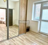 3-Zimmer-Wohnung mit Laminatboden, großem Spiegel und weißen Wänden.