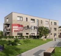 Außenvisualisierung eines Gebäudes mit Zwei-Zimmer-Wohnungen an der Limbašská-Straße in Pezinok.
