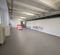 Geräumiges Interieur, weiße Wände, hohe Decke, LED-Beleuchtung, Lager und Hallen.