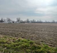 Landwirtschaftliche und forstwirtschaftliche Flächen in Domky in Zálesí mit Gebäuden im Hintergrund.