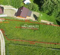 Luftaufnahme von Erholungsgrundstücken in Vyšné Ružbachy mit einem Stromkasten und Infrastruktur.