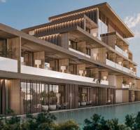 Ein Einfamilienhaus in Nungwi, Sansibar Nord mit Terrassen und einem Pool in der Nähe eines modernen Resorts.