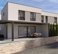 Modernes Gebäude mit Garten und Pool, 4-Zimmer-Wohnung in Mandre.
