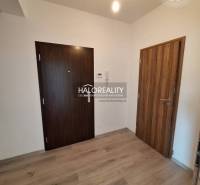 Eingangshalle in einer 2-Zimmer-Wohnung mit Holzboden und Türen.