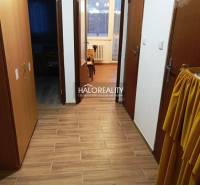 Flur und 2-Zimmer-Wohnung mit Keramikfliesen, Holztüren und Zugang zu den Räumen.