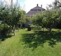 Ein Garten mit Obstbäumen bei der Hütte in Klížska Nemá.