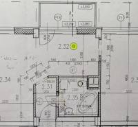 Grundriss einer 2-Zimmer-Wohnung mit Details der Zimmer und Anordnung der Räume.