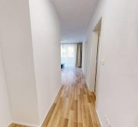 Ein heller Flur mit Holzboden in einer 2-Zimmer-Wohnung.