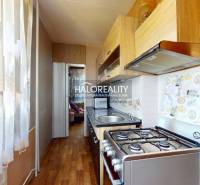 Küche in einer 2-Zimmer-Wohnung mit Herd und Küchenzeile.