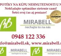 Werbung für Hypotheken und Immobiliendienstleistungen in der Straße Pri starom letisku.