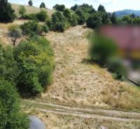 Wiese mit Gras und Bäumen auf einem Grundstück zum Wohnen in Banská Štiavnica, SNP-Straße.