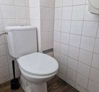 Badezimmer in der Šamorínska-Straße mit Grundausstattung und Fliesen, geeignet für Lager und Hallen.