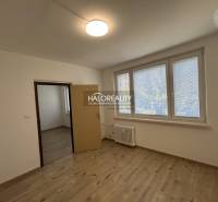 Ein Zimmer in einer 3-Zimmer-Wohnung mit Laminatboden und einem großen Fenster.