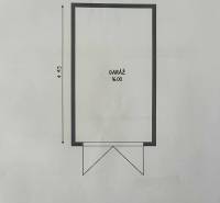 Grundriss der Garage mit den Maßen 3,20 x 4,99 Meter, bezeichnet mit 16.00.
