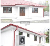 Ein Einfamilienhaus in Závod mit heller Fassade und rotem Dach, geeignet für energieeffizientes Wohnen.