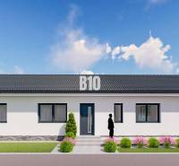 Einfamilienhaus in Čeľadice, Grundstücke - Wohnen, mit gepflegtem Garten und Zufahrtsweg.