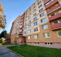 Das Wohnhaus in der Hviezdoslavova-Straße in Senica bietet Einzimmerwohnungen an.