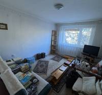 Wohnzimmer in einer 3-Zimmer-Wohnung mit Holzboden und Möbeln.