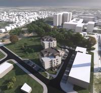 Luftaufnahme des neuen Gebäudes in der Športová-Straße in Galanta.