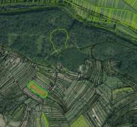 Karte der Grundstücke mit Erholungsgrundstücken in Horné Jabloňovce, Jabloňovce, am Waldrand.