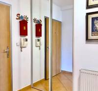 Flur mit Fliesen, Einbauschrank und Briefkasten in einer 2-Zimmer-Wohnung.