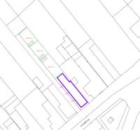 Grundstücksplan in der Litoměřická-Straße in Topoľčianky, Grundstücksbezeichnung.