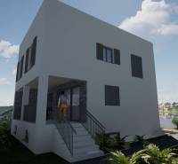 Ferienwohnung in Čiovo mit Meerblick und Blick ins Grüne.