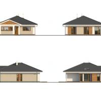 Visualisierung eines Einfamilienhauses in der Straße Pri prvej kaplnke in Záhorská Ves.