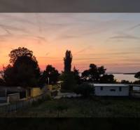 Sonnenuntergang in einer Ferienwohnung in der Vrsi-Straße, Vrsi.