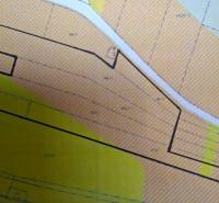 Grundstücksplan im Erholungsgebiet in Vráble in der Straße Vinice.