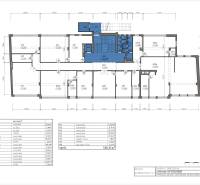 Grundriss der Büros im sechsten Stock in der Gajova-Straße, Bratislava - Altstadt.