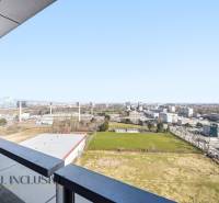 Aussicht von einer 2-Zimmer-Wohnung in der Bajkalská Straße in Bratislava - Nové Mesto.