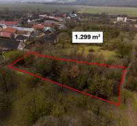 Freizeitgrundstücke in Gemerské Teplice, Fläche 1.299 m², umgeben von Natur und Grün.