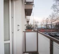 Balkon einer 2-Zimmer-Wohnung in der Hlinkova-Straße, Košice - Stadtteil Sever, mit Aussicht.