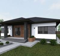 Bungalow auf Wohnbaugrundstücken in Dolné Dubové in der Straße Dolné Dubové, Vorgarten und Treppen.