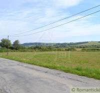 Landwirtschaftliche und forstwirtschaftliche Flächen in der Umgebung von Šandal, eine von Wiesen und Bäumen gesäumte Straße.
