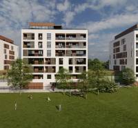 Wohnsiedlung in der Suchoňova-Straße in Poprad, umgeben von Grünflächen und Rasen.