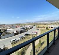 Blick vom Balkon in der Borievkova-Straße in Košice, Stadtteil Vyšné Opátske.