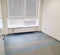 Ein Raum mit großen Fenstern, einem Holzdekorboden und einem Heizkörper im Büro.