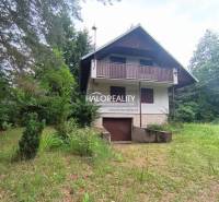 Eine Hütte in Borský Svätý Jur, umgeben von Grün, ideal zum Entspannen und Erholen.
